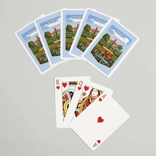 Naipes Kentucky Signpost Orchard, 52 cartas póker miniatura 7