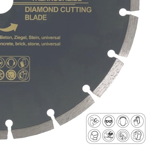 PRODIAMANT diamond cutting disc universal 230mm 9inch x 22.2 mm concrete, stone, brick 9 inch diamond disc 7mm segment 5 PRODIAMANT diamond cutting disc universal 230mm 9inch x 22.2 mm concrete, stone, brick 9 inch diamond disc 7mm segment - Image 5