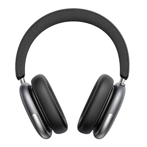 Eduiosma Bluetooth Headphones Wireless Over Ear 80H Playtime (Black)