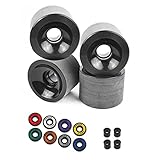 longboard store kitchener waterloo Material: PU+acero. ICDKOYK Skateboard Wheels Rodamientos Longboard Skate Roller Lavadoras Kit Street Outdoor Deportes Skateboarding Reparación Accesorios, Negro