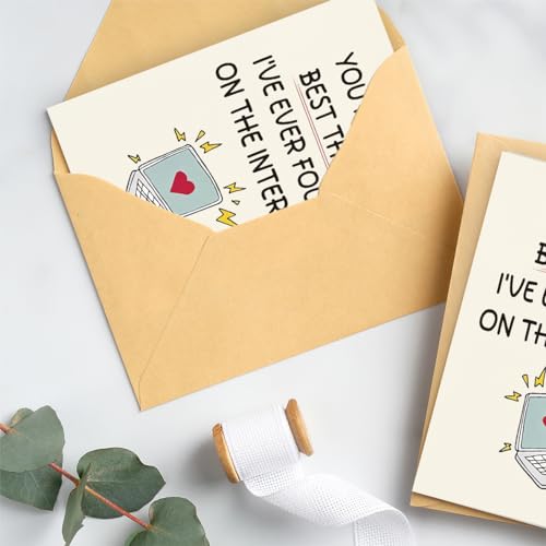 Image of WowBefun Birthday Card Husband, Anniversary Card Husband, Birthday Card Him, Husband Birthday, Anniversary Card Him, Birthday Card Men, Birthday Card Boyfriend, Valentine Day Card, Funny (Beige)