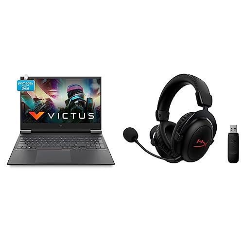 Image of HP Victus Gaming Laptop 11th Gen Intel Core i5-11400H16.1 inch(40.9 cm) FHD IPS Gaming Laptop & HyperX Cloud Core Wireless Gaming Headset with DTS Headphone:X Spatial Audio