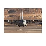 C-130 Hercules Military Transport Aircraft Poster 5 Canvas Poster Wall Art Decor Print Picture...