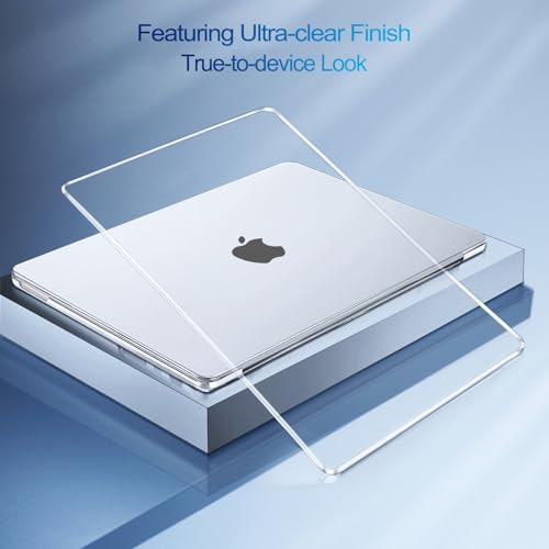 MOSISO Compatible with MacBook Neo Case 13 inch 2026 A3404, Crystal Clear - 1