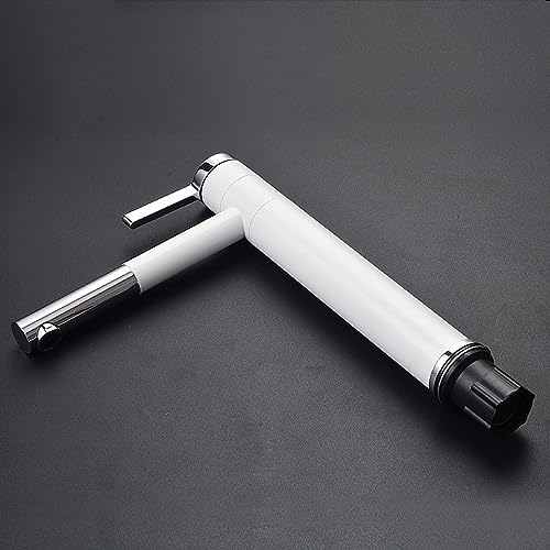 Robinet de lavabo eau chaude froide extractible en cuivre pour laver les cheveux facilement