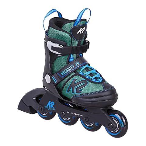 K2 Skate Velocity JR B Jungen Inline Skates — Black - Blue - Green — 30G0826 Cover