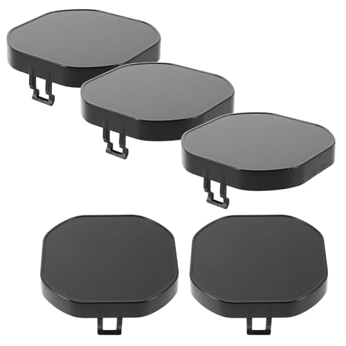Cubiertas de luz cuadradas para rutas 4x4 en vehículos todoterreno con protectores negros