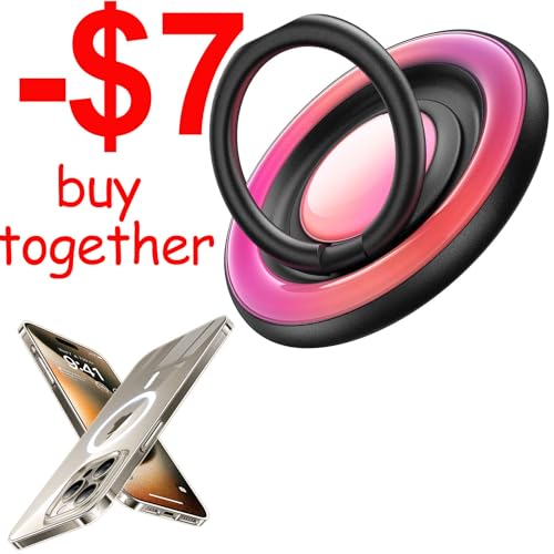 Magnetic Case & Magnetic Phone Grip Ring Holder Kickstand Spinner