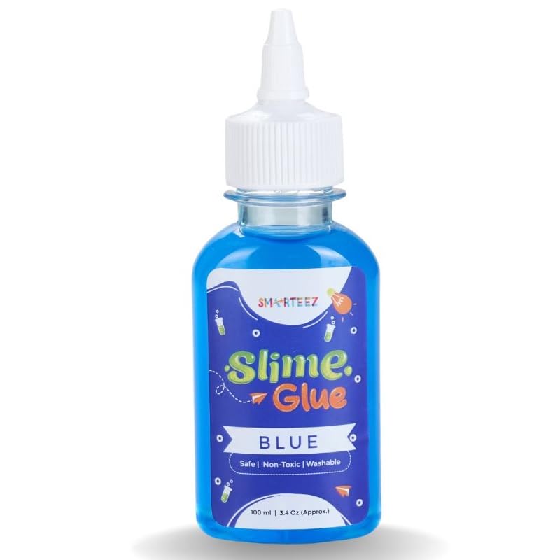 SMARTEEZ Slime Glue Blue | School Glue | Craft Glue | Smooth & Stretchy | Non Toxic | 100ML (Pack of 1)-image-2