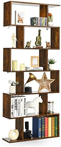 Bibliothèque Étagère Double-Face Wengé 70x23,5x96 Cm – Meuble Séparateur Moderne En Bois – Rangement Salon, Bureau, Entrée