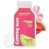 ESW Beauty The Pink Dream - Moisturizing Raw Juice Face Mask - Hydrating with Watermelon, Rose Water & Grapefruit for Dry, Sensitive Skin - Vitamins C & E for Radiance