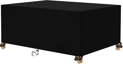 TopIdea Fundas para muebles de patio, 72 pulgadas de largo x 36 pulgadas de ancho x 32 pulgadas de alto, impermeables, para exteriores, 600D, fundas