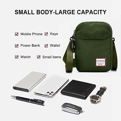 Image of SEAFEW Mini Crossbody Bag Shoulder Bag for Men, Small Messenger Satchel Bag for Women