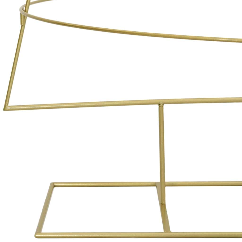 vidaXL Metall Weihnachtsbaum Gold 209 cm Pulverbeschichteter Stahl, Wohnzimmer, moderner Weihnachtsbaum, minimalistischer Schmuck, stylische Deko, Designer-Urlaubs-Skulptur
