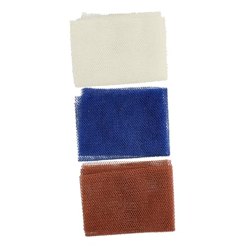 Beaupretty 3pcs African Exfoliating Shower Nets Lightweight Back Scrubber for Cleansing Durable Washcloths for Daily Body Care