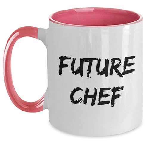 Funny Chef Valentine's Two Tone Coffee Mug Gifts from Men for Future Chefs
