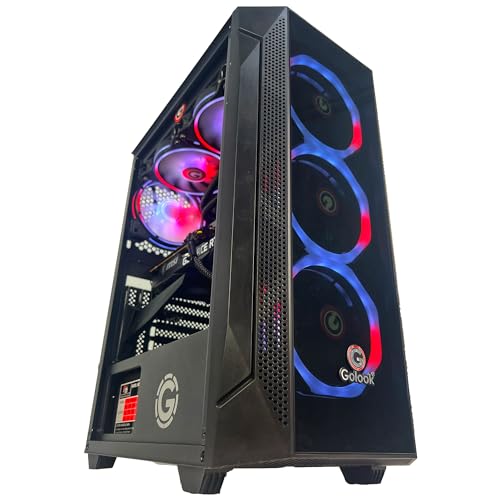 Golook PC Fisso Gaming RGB • Intel i7-12700KF • 32GB DDR4 3200MHZ • SSD 1TB M.2 • Nvidia RTX4060 8GB DDR6 • Windows 11 Pro • Computer Fisso