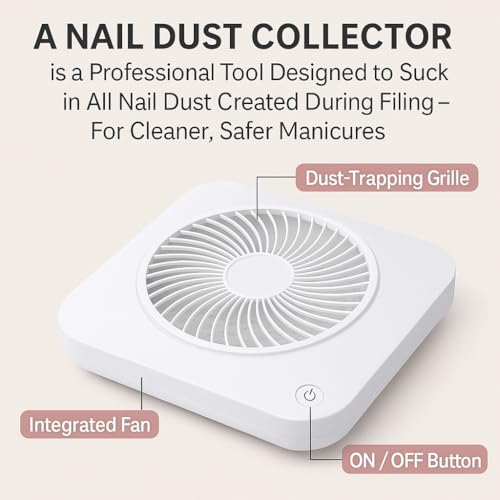 Recolector de Polvo para Uñas Rainee con Filtro Reutilizable miniatura 5