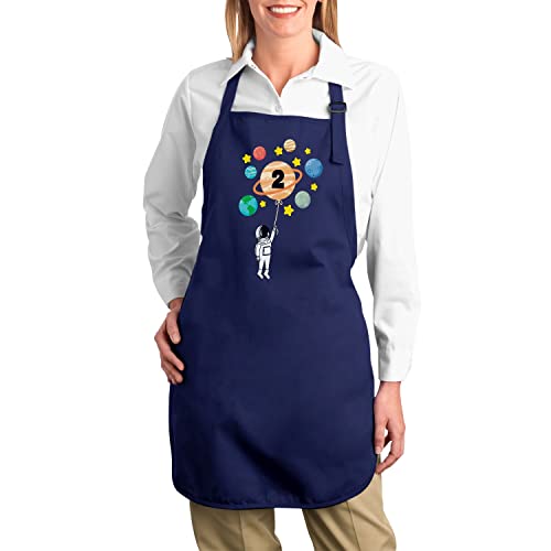 Tablier cuisine astronaute 2 ans anniversaire navy