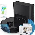 TOQEEBOT Robot Vacuum Cleaner with Mop Self Emptying;「70 Days* Hands-Free 」2.5L Self Emptying Station,Lidar Navigation WiFi/App/Alexa,Carpet Boost,4in1Robotic for Pet Hair Hard,Floor,Carpet