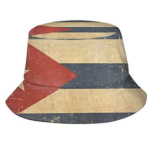 Yaxinduobao-Bucket-Hats-Cuban-Aged-Flat-Flag-Summer-Travel-Beach-UV-Protection-Sun-Hat-Outdoor-Cap-for-Men-Women