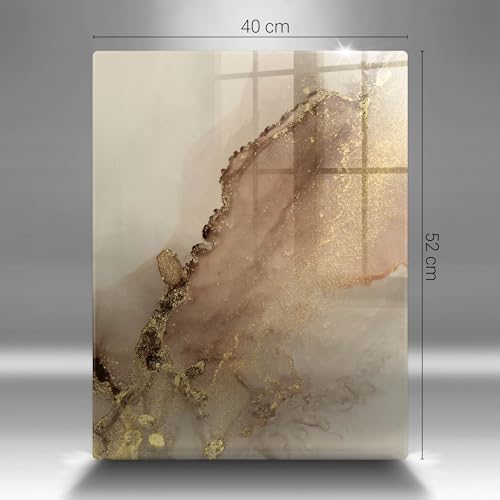 Plaque d'induction protection haut de gamme Abstraction Gold 40x52 - 7