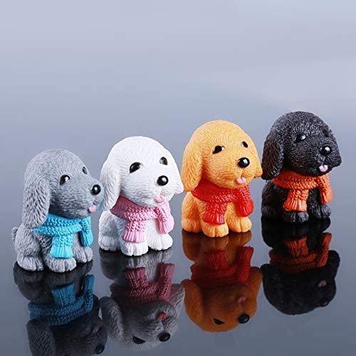 Ftoon Props Pack of 4 Miniature Dogs for Garden Decoration, Garden Animals, Bonsai Decoration, (B0C42V5T75) Amazon Price History, Amazon Price Tracker
