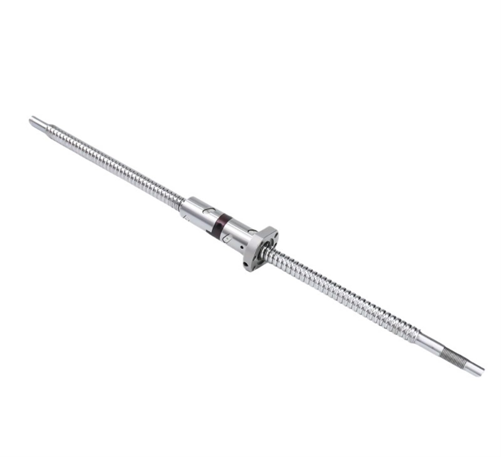 Metal Ball Screw nut Ball Screw DFU2505 Machined Ballscrew 250 300 500 600mm Roller Ball Screw with Double Ball Nut for CNC Parts(350mm)