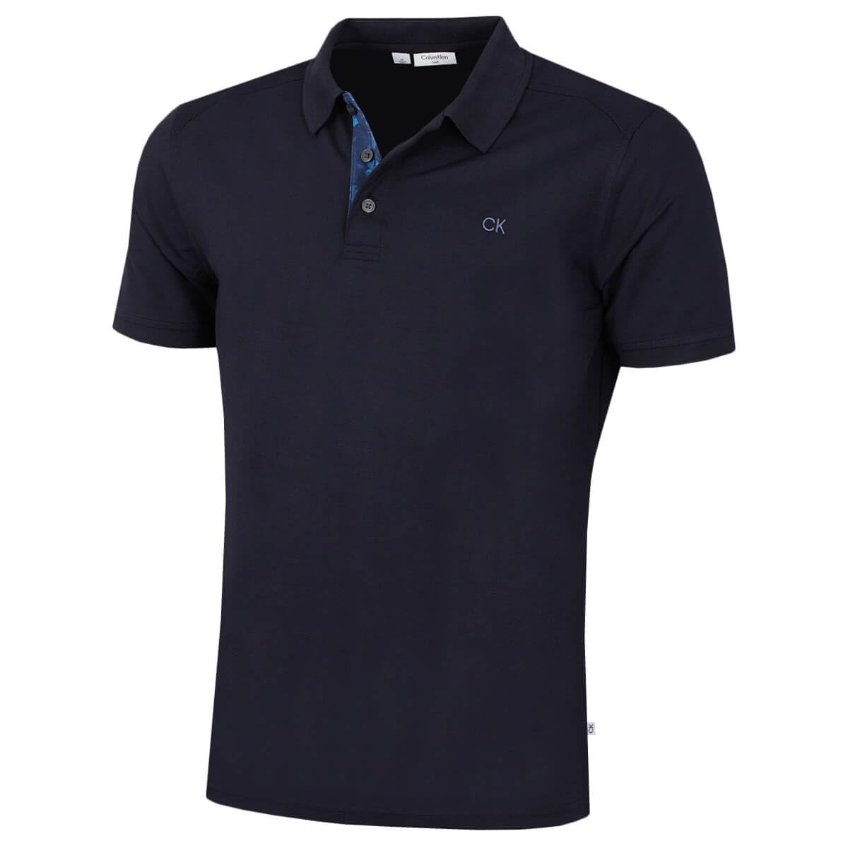 Calvin Klein Mens Campus Camo Golf Polo Shirt - Navy Camo - XXXXXL