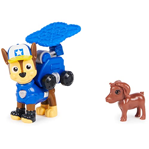 Paw Patrol Big Truck Pups Chase Action Figure con drone di salvataggio a clip, Pod Centro di Comando e Animali Amici Giocattoli per bambini dai 3 anni in su