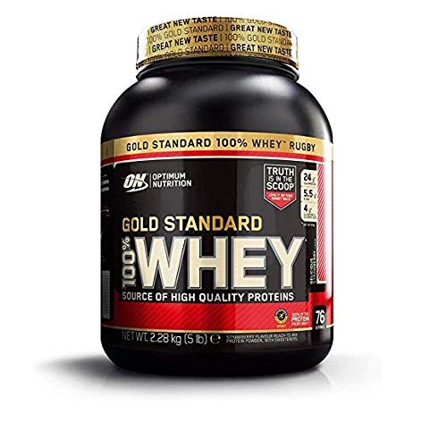 Optimum Nutrition Gold Standard Whey Muscle Building and Recovery Protein Powder With Glutamine and Amino Acids, French Vanilla Crème, 73 Servings, 2.28 kg, Packaging May Vary, Packaging May Vary