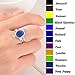Thunaraz 3PCS Mood Ring Adjusable Size Color Changing Ring Set for Women