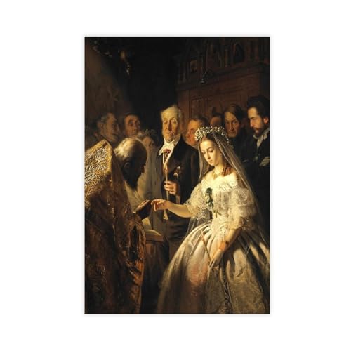 Poster The Unequal Marriage de Pukiryov impression toile murale 30x45