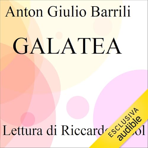 Galatea Audiolivro Por Anton Giulio Barrili capa