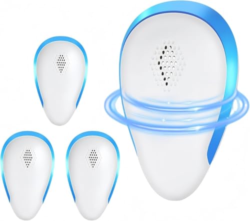 2025 Upgraded Version Ultrasonic Pest Repeller, Powerful Mouse Repeller plug in Pest Control for Rats, Rodent, Mice, Bugs, Mosquito, Spider, Ant Repellent Harmless To Pets And Human (Blue)