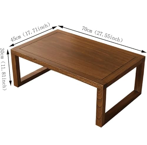 Table à thé en noyer meuble en bois noble de style japonais - 4