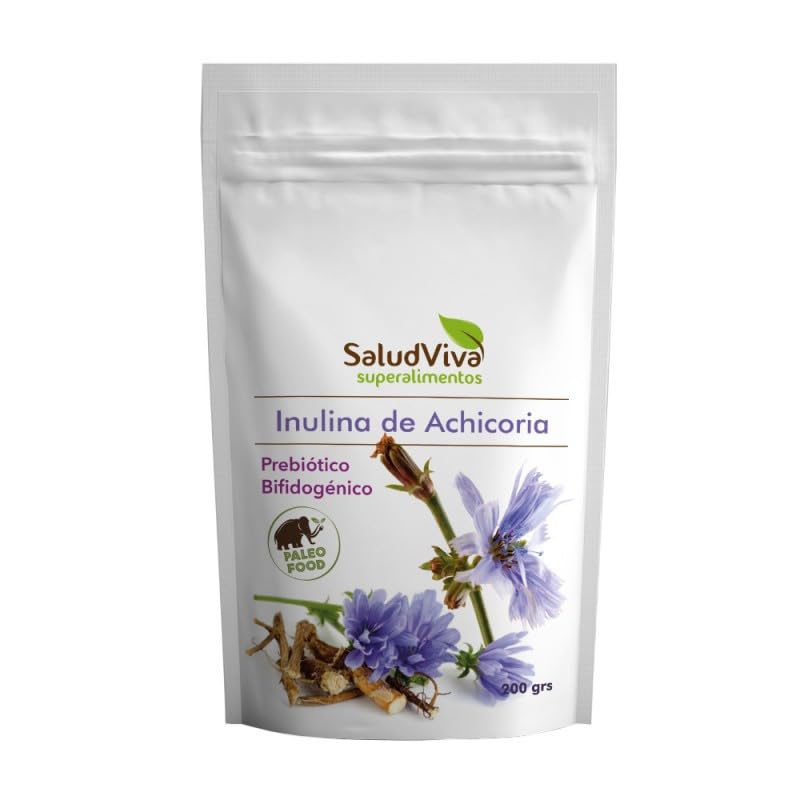 Inulina de Achicoria en Polvo Bio 200g | Fibra Prebiótica Natural | Ecológica y Vegana