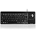 Produktbild Perixx PERIBOARD-514 Plus, kabelgebundene Tastatur mit Trackball  2 USB-Hubs, 370 x 138 x 29 mm  Tastaturlayout: Englisch (US)