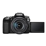 Canon EOS 90D Spiegelreflexkamera - mit Objektiv EF-S 18-135mm F3.5-5.6 IS USM (32,5 MP, 7,7 cm (3 Zoll) Vari-Angle Touch LCD, APS-C Sensor, 4K, Full-HD, WLAN, Bluetooth), schwarz – Bild 4