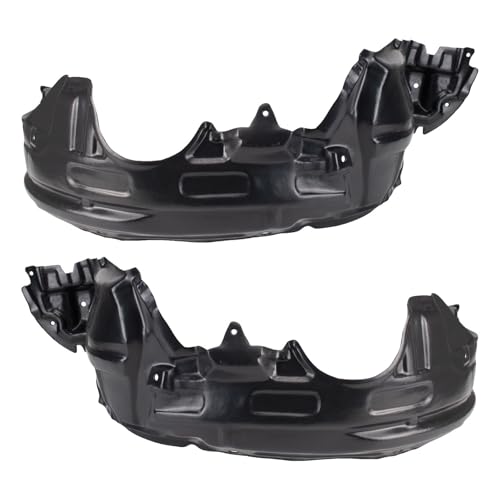 Image of TRQ Front Inner Fender Liner Set Compatible with 2004-2006 Scion xA SC1248101 SC1249101