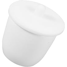 GARVALON Lab Crucible PTFE Melting Cup with Lid for Chemical Analysis and Experiments High Temperature Resistant Durable and Easy to Clean