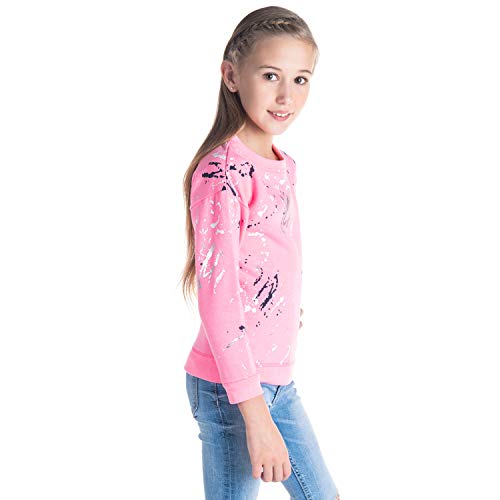 Image of Girl's Cotton Round Neck Sweatshirt