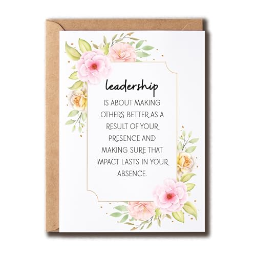 GoGiDesigns Leadership Definition Card - Thank You Card - Card