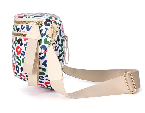 Image of FEIBOON Spacious Nylon Crossbody Bag Bum Bag Handbags Wallets Purses Trendy Shoulder Bag for Women