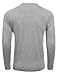 COOFANDY Men's Fitted Crewneck Sweater Ribbed Knit Pullover Sweater Fashion Long Sleeve Crew Neck Sweater Winter Casual Dressy Top Light Grey