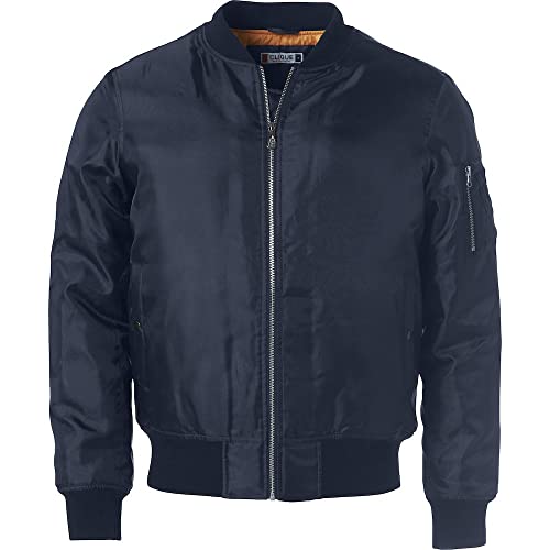 Image of CliQue Unisex Adult Bomber Jacket (S) (Dark Navy)