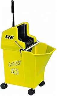Professional SYR Kentucky Style Lady Bug Mop Bucket (Yellow) with Wringer