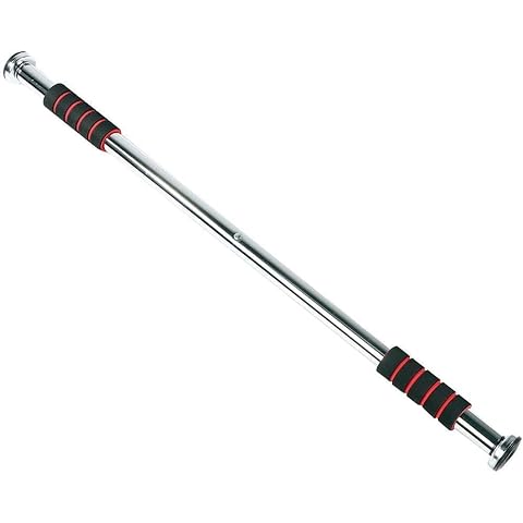 CABLEPELADO Barra dominadas ajustable | Fitness Barra de dominadas para puerta | barra de dominada para entrenamiento de fuerza | Grosor del tubo: 1.5 mm | Ancho ajustable de 80 cm a 130 cm Cover