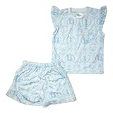 アナと雪の女王 ルームウエア Ｔシャツ＋ショートパンツ ネイビー 130