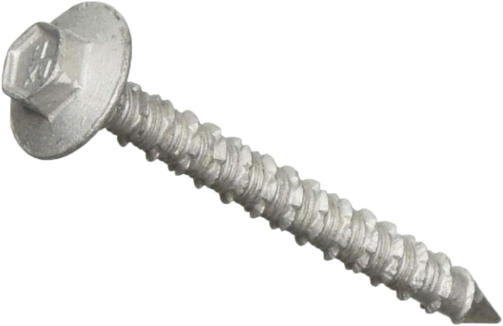 ITW 24326 Tapcon Maxiset 1/4 in. x 2-1/4 in. Hex Head Concrete Anchors Silver, 50-per Pack
